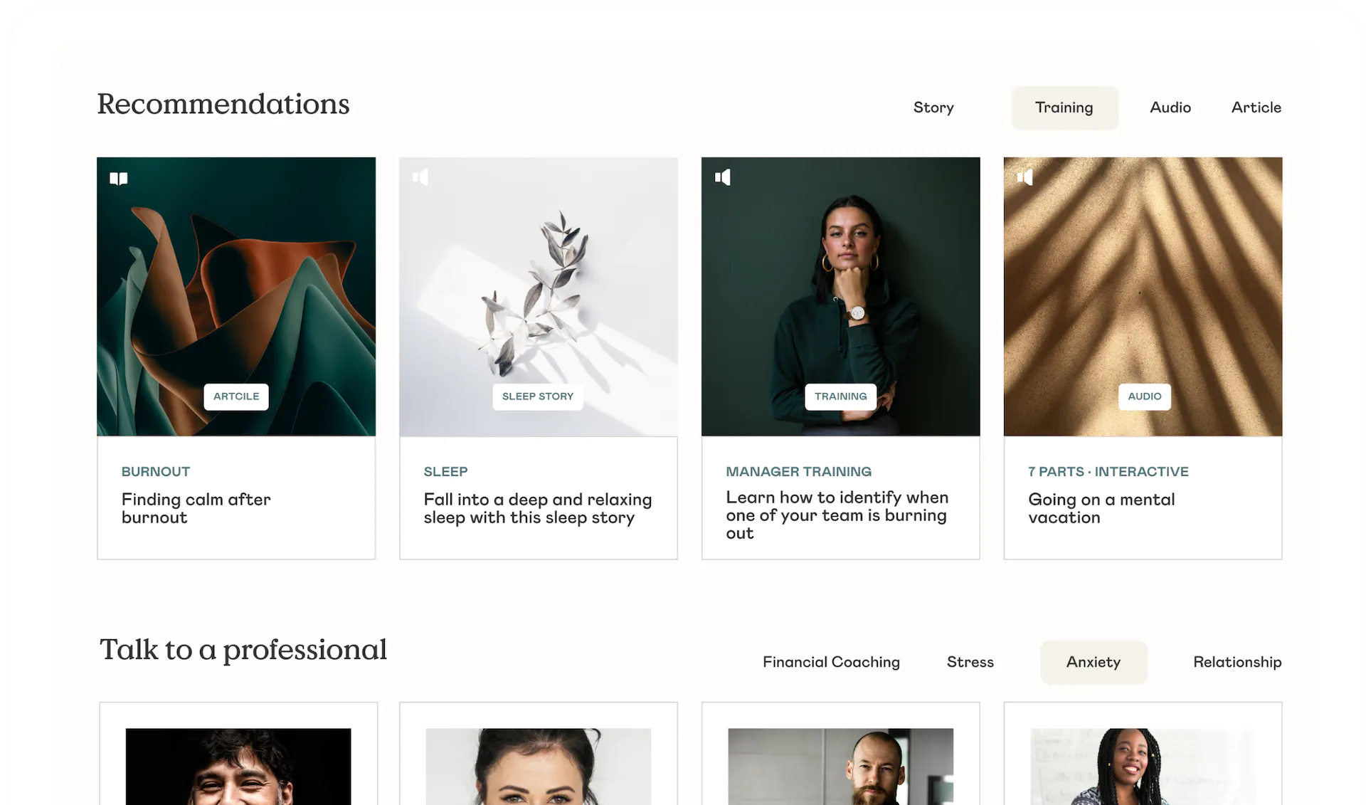 Interface Frankie Health plateforme