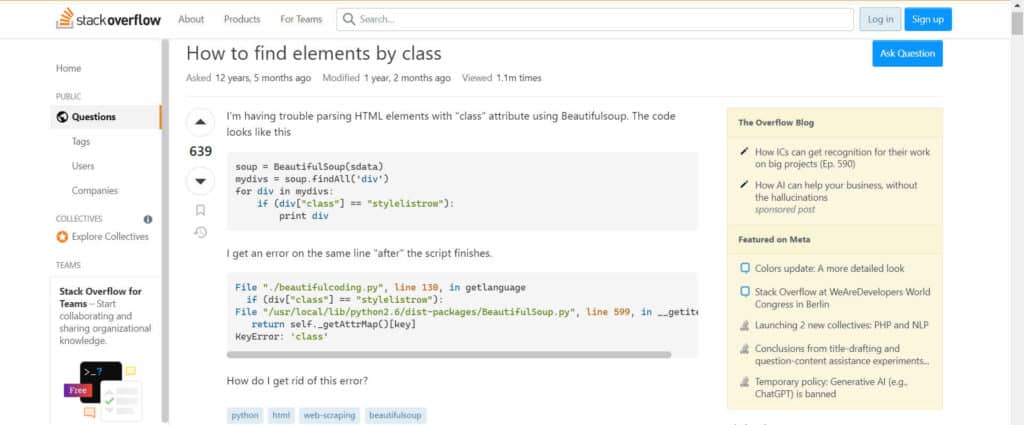 Stack Overflow : Qu’est-ce qu’est ? Comment ça fonctionne