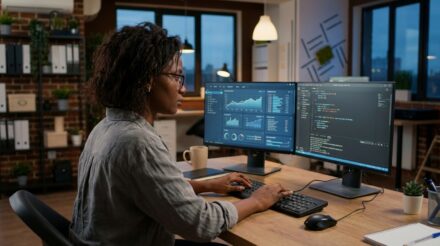 Data Analyst au travail