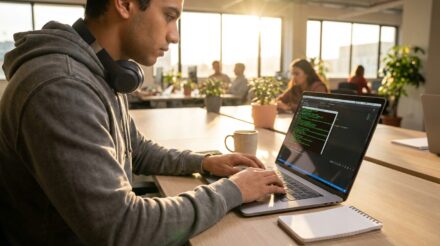 Développeur implémentant des mesures de sécurité