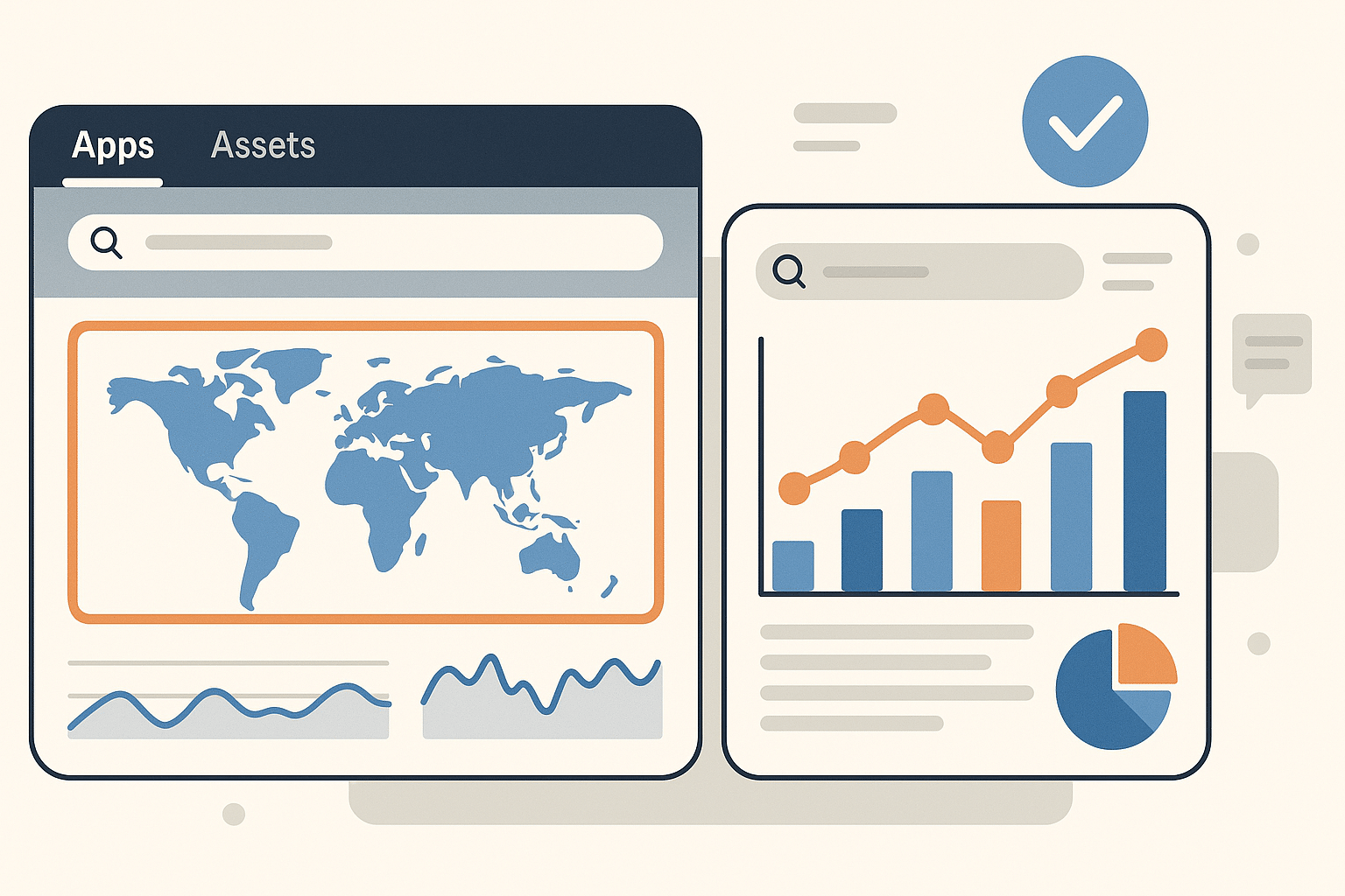 Perplexity Labs outil IA – visualisation de données climatiques et financières.