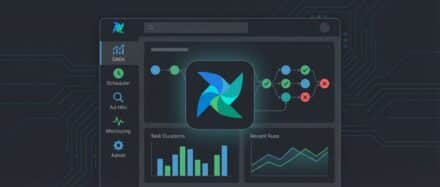 Interface d'Apache Airflow affichant des graphiques et des données analytiques.
