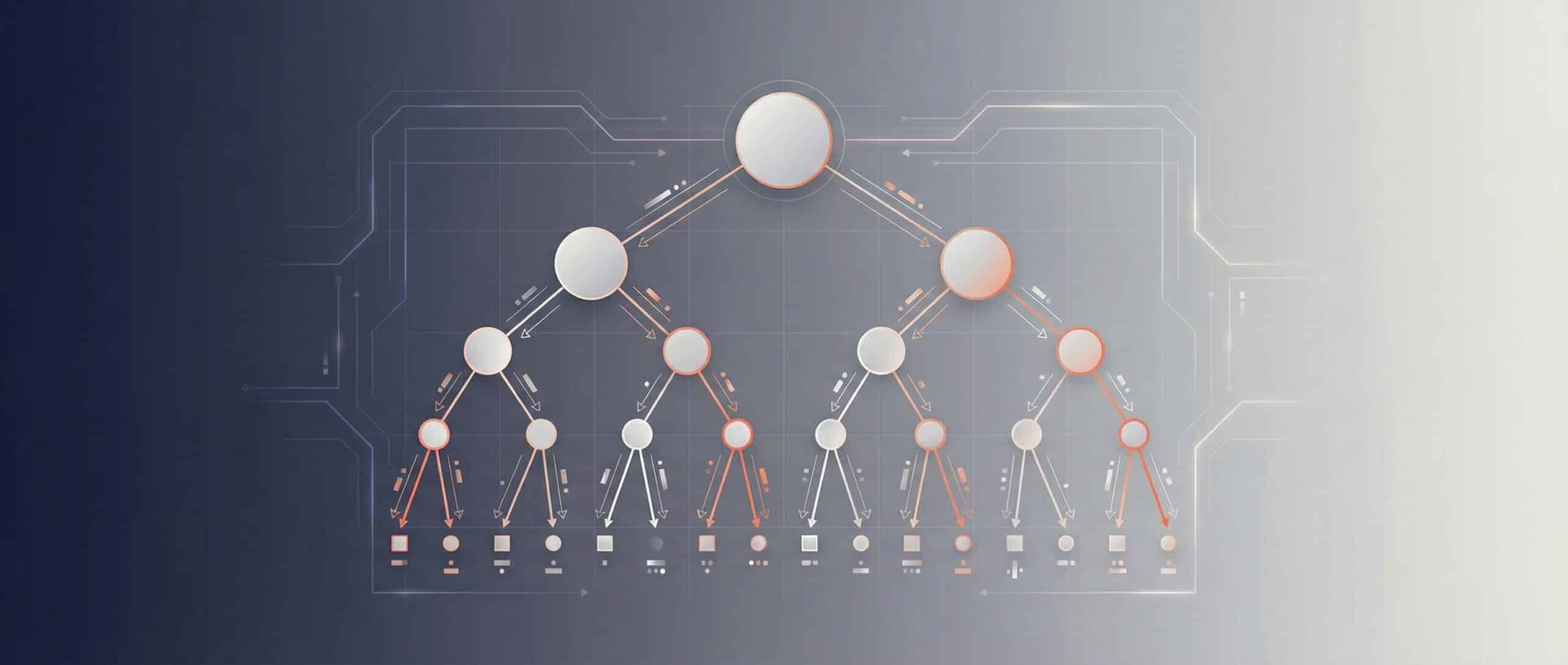 Représentation graphique d'un arbre de Huffman utilisé pour le codage des données.