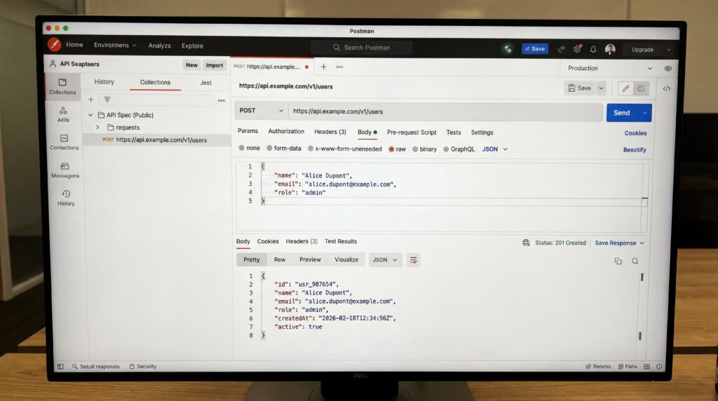 Écran d'ordinateur affichant une interface de code avec des lignes de commande en cours d'analyse.