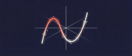Graphique illustrant une fonction mathématique avec des courbes sinusoïdales sur fond sombre.
