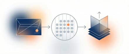 Schéma illustrant le processus de contrat d'apprentissage en trois étapes.