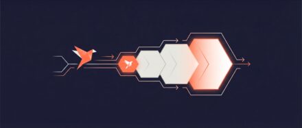 Illustration représentant le déploiement canary avec des flèches et des icônes symbolisant le processus de mise en œuvre.