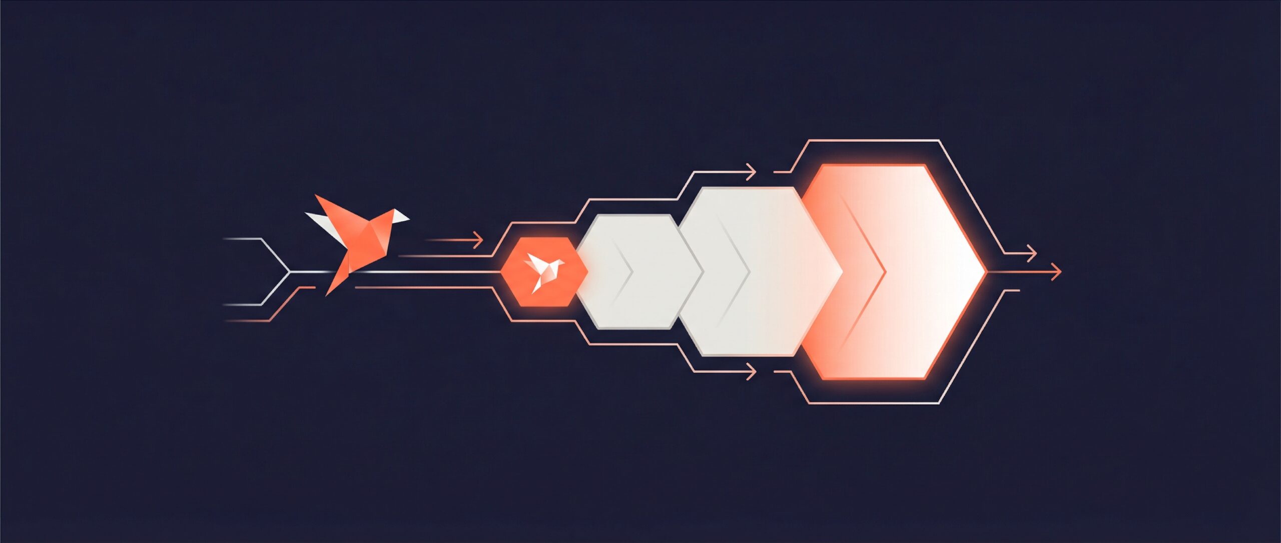 Illustration représentant le déploiement canary avec des flèches et des icônes symbolisant le processus de mise en œuvre.