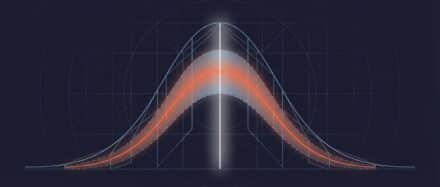 Graphique illustrant une courbe de distribution liée à l'écart type sur Excel.