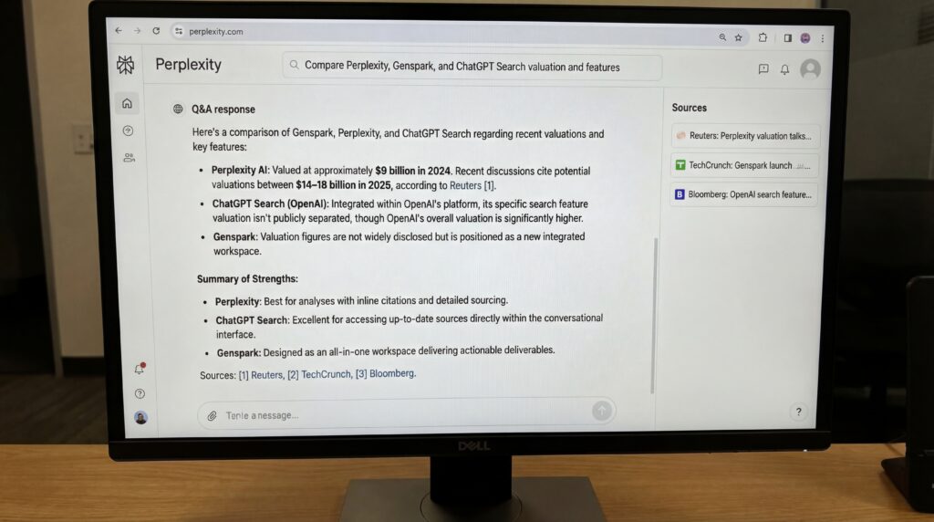 Écran d'ordinateur affichant un rapport de projet avec des informations détaillées.