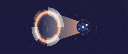 Illustration représentant une analyse de données avec des éléments visuels autour de Google Dorks.