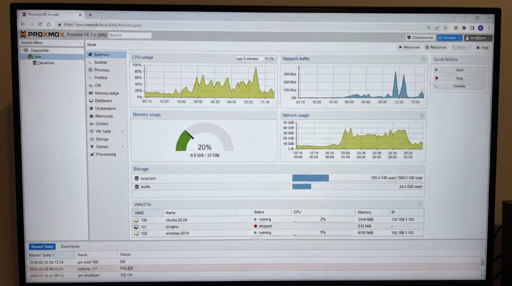 interface-gestion-serveurs-proxmox