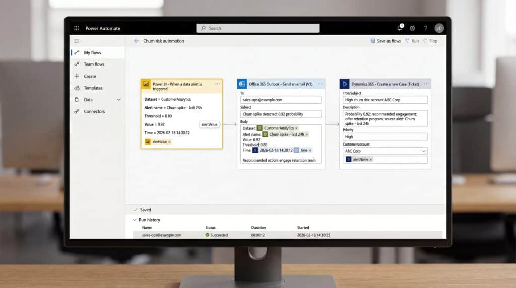 Interface d'un logiciel de gestion de projet affichée sur un écran d'ordinateur.