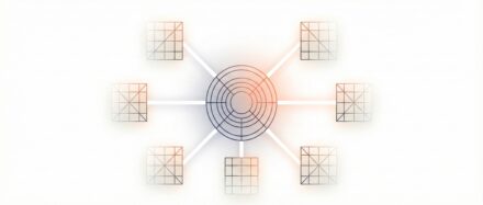 Schéma illustrant la méthode de Kimball pour l'analyse des données avec un réseau de tableaux interconnectés.