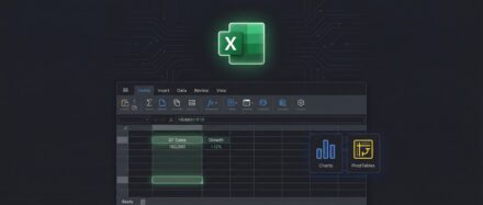 Interface Excel montrant un tableau avec des valeurs mises en forme.