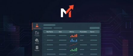 Interface de MlFlow présentant des graphiques de performance pour des projets de machine learning.