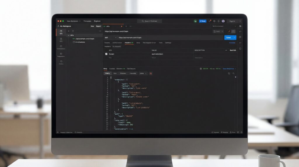 Écran d'ordinateur affichant un éditeur de code avec des lignes de programmation.