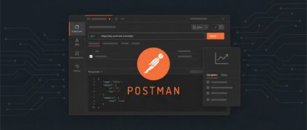 Interface de l'application Postman montrant des statistiques et des options de configuration.