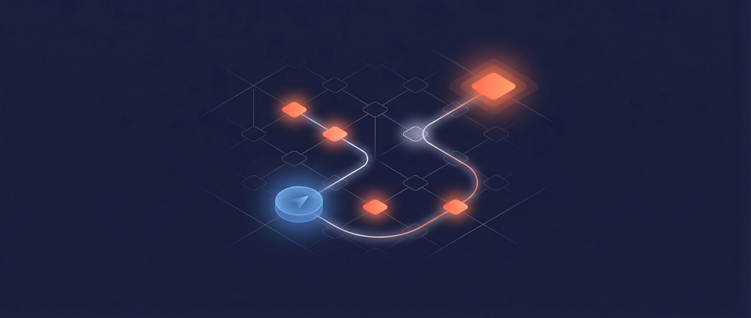 Illustration d'un chemin illustrant les concepts de l'apprentissage par renforcement.