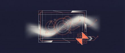 Illustration abstraite représentant des graphiques et des schémas liés au suivi web.