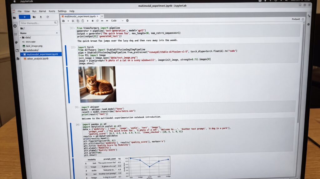 Capture d'écran montrant un code de programmation et un graphique de données sur un ordinateur.