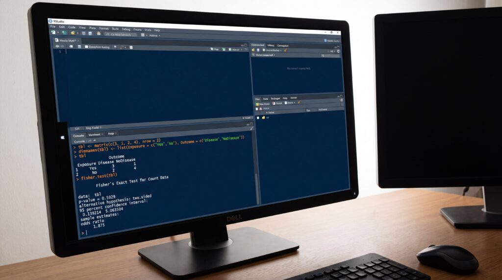 Écran d'ordinateur affichant un environnement de programmation pour un logiciel ERP.