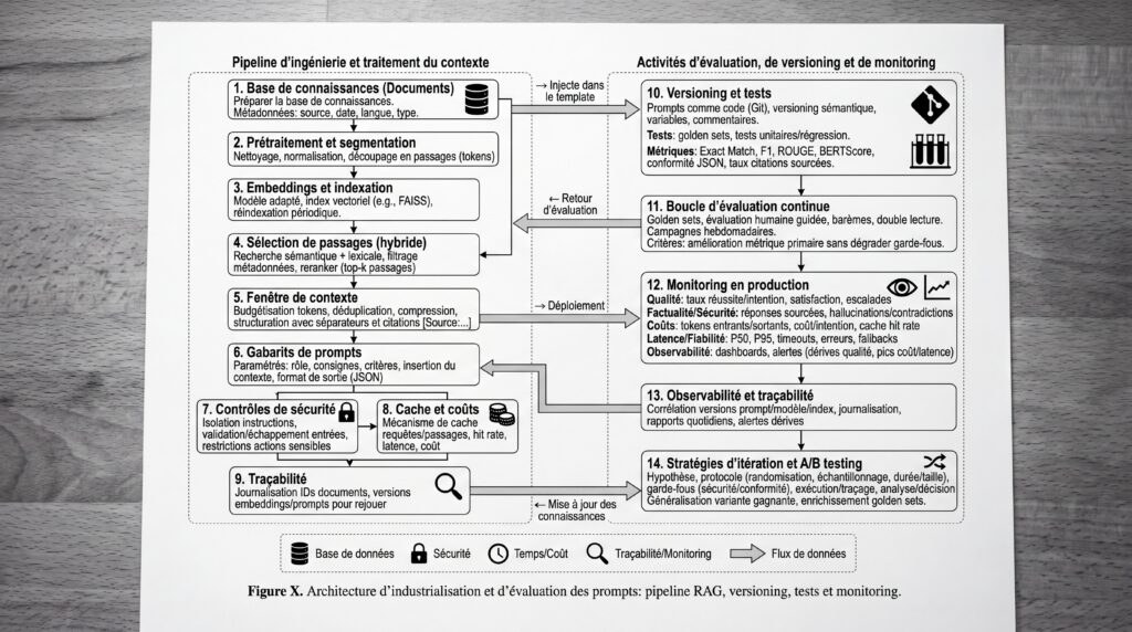 Diagramme illustrant le flux de travail entre le marketing et le contrôle dans un projet.