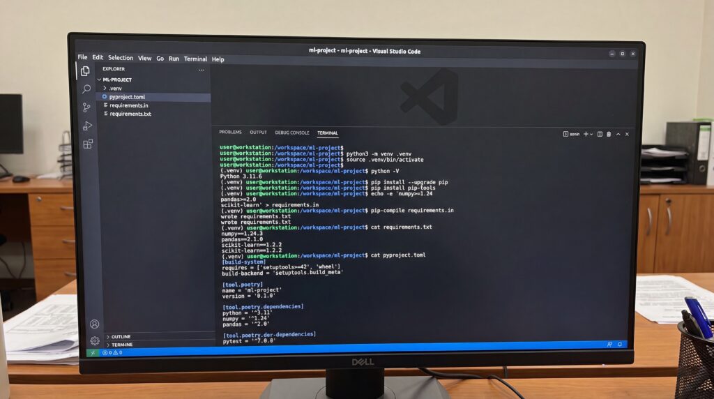 Écran d'ordinateur affichant du code Python dans un éditeur de texte.
