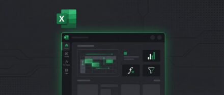 Interfaz de Excel que muestra gráficos y herramientas relacionadas con el cálculo de porcentajes.