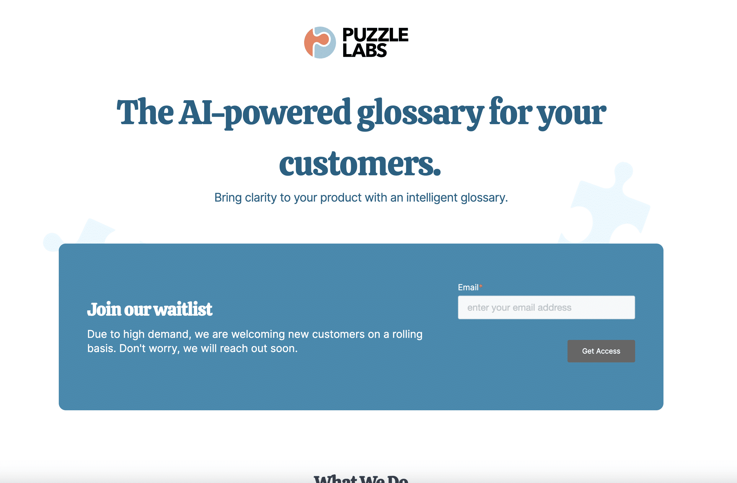 Illustration zu „Puzzle Labs erstellt eine FAQ für dein Produkt“