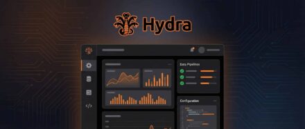 Interface des Hydra-Tools, das Grafiken und Sicherheitsdaten anzeigt.