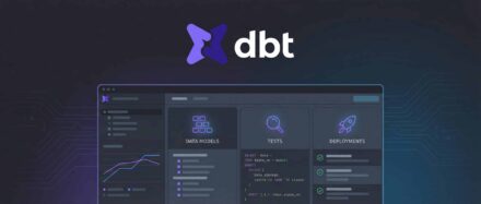 Benutzeroberfläche von Data Build Tool mit Diagrammen und Datenanalysen.