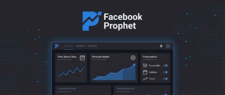 Interface des Dashboards von Facebook Prophet, das Diagramme zur Datenanalyse anzeigt.