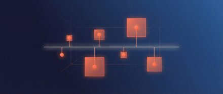 Diagramm, das die Verteilung der Werte zeigt, wobei rote Quadrate Data points darstellen.