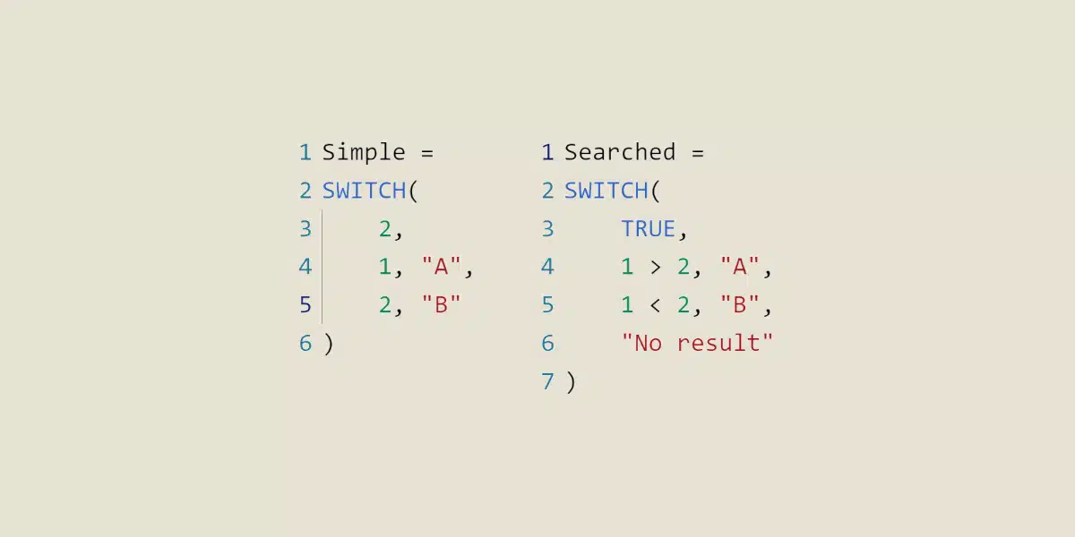 Power Query M Switch: How does it work?