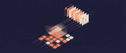Illustration of a convolutional neural network with data processing layers.