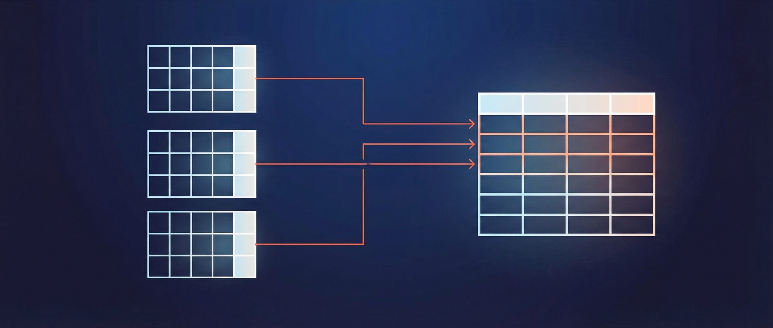 Diagram illustrating data insertion using SQL queries, showing tables related to each other.