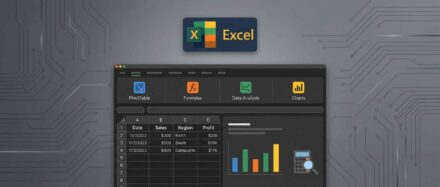 Screenshot of Excel showing an interface with columns and charts, illustrating a comprehensive tutorial on freezing rows and columns.