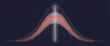 Chart illustrating a distribution curve related to the standard deviation in Excel.