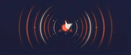Illustration of a Wi‑Fi signal representing a wireless local area network, with concentric signal waves on a dark background.