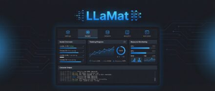 A digital dashboard displaying analytics and metrics related to AI in materials science.