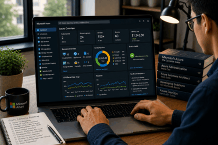 Professional learning Microsoft Azure cloud services and resource management