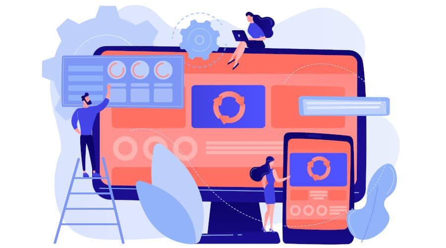 GitHub collaborative development platform illustration